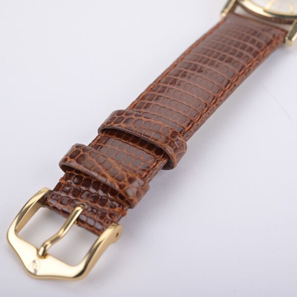 Omega Seamaster Deville 14k Yellow Gold Cal. 670 White Dial 31.5mm Watch - Picture 9 of 10